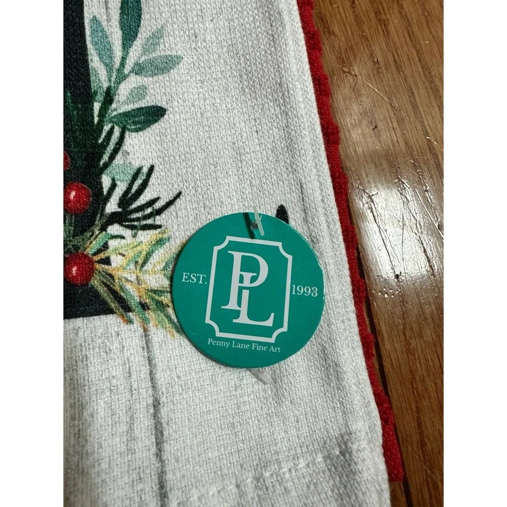 Two hand towels by Penny Lane Holiday Time Pick Kitchen NOEL Towel Set, 2 Cotton